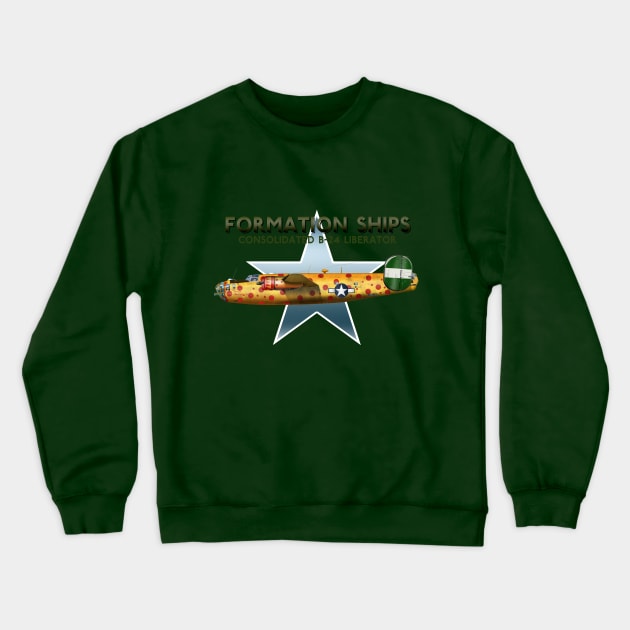 Consolidated B-24 Liberator Crewneck Sweatshirt by Spyinthesky